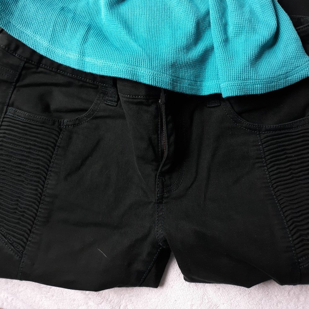 American Eagle black ankle jeggings womens